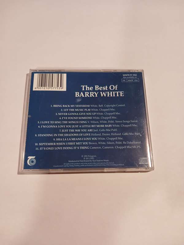 Barry White, The Best Of CD