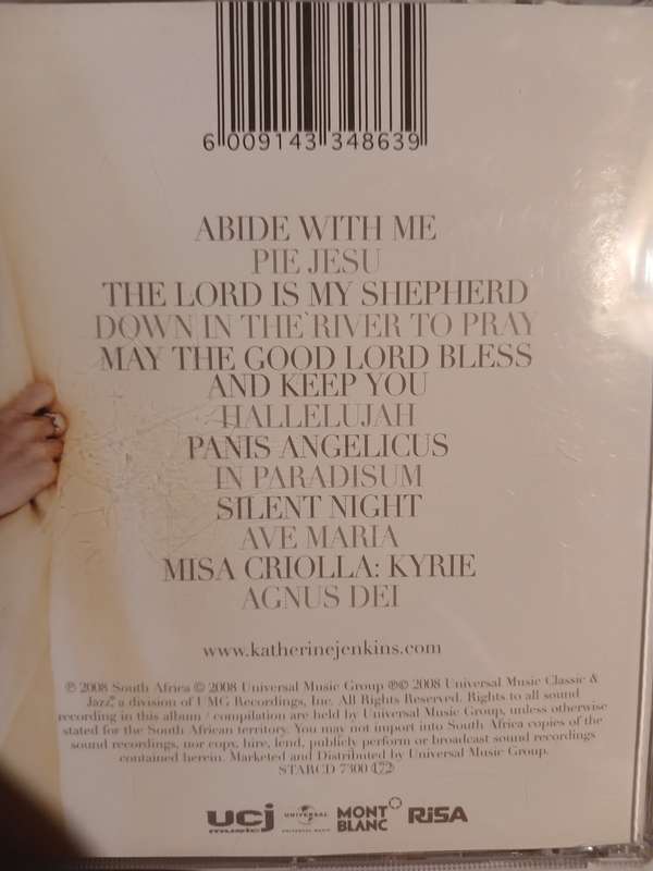 Katherine Jenkins, Sacred Arias CD