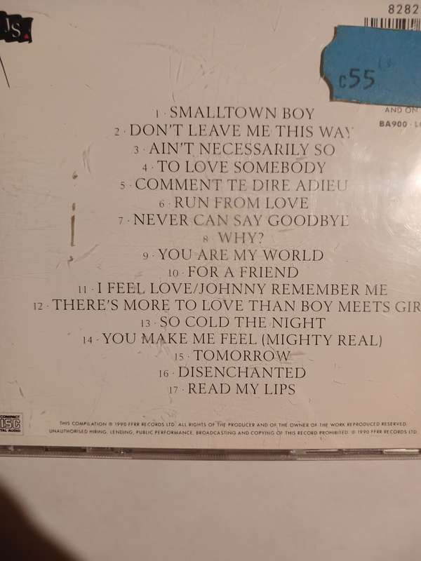 Jimmy Somerville, The Singles Collection 1984-1990 CD, Europe