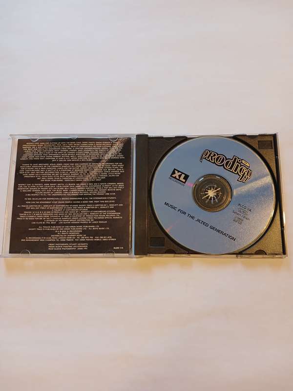 The Prodigy, Music for the Jilted Generation CD, UK
