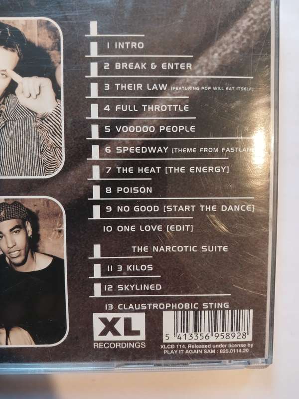 The Prodigy, Music for the Jilted Generation CD, UK