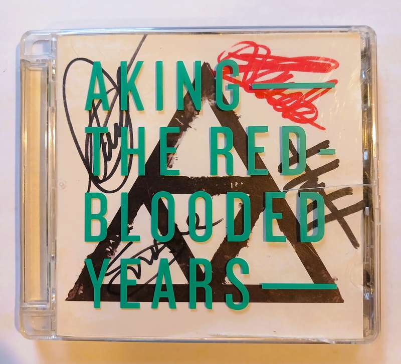 aKing, The Red Blooded Years CD, Signed