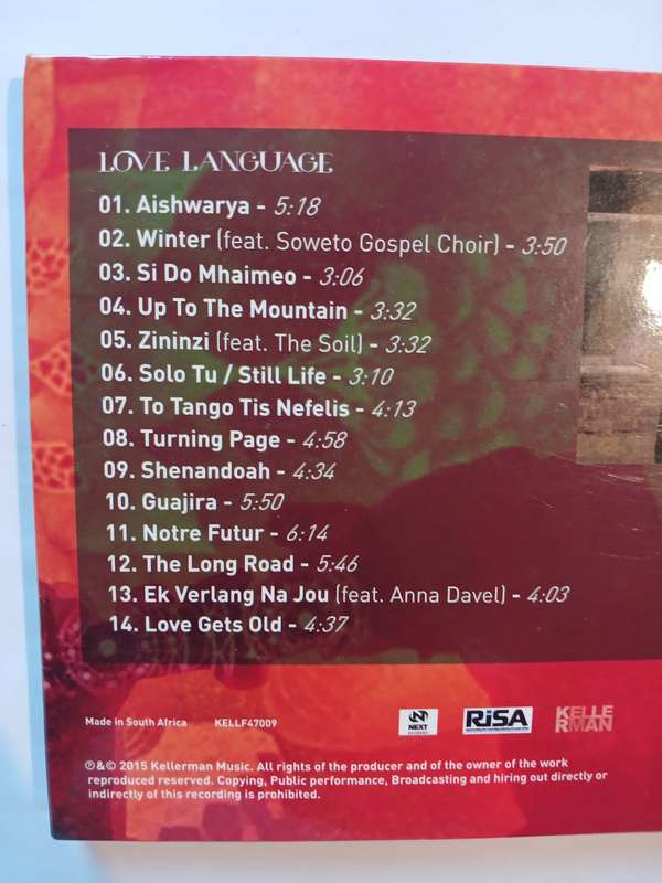 Wouter Kellerman, Love Language CD