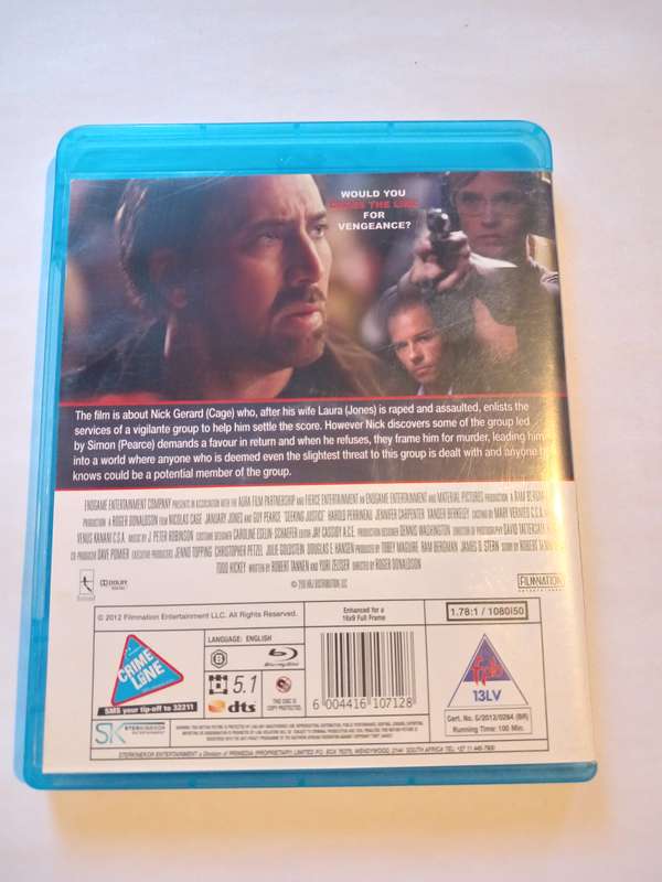 Seeking Justice Blu-ray