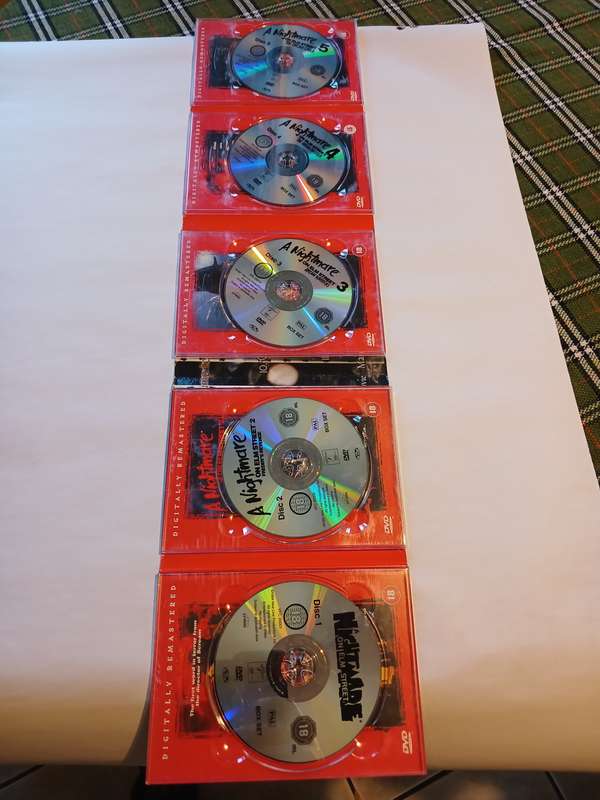 Nightmare on Elm Street Collection, 5 Disc Boxset DVD