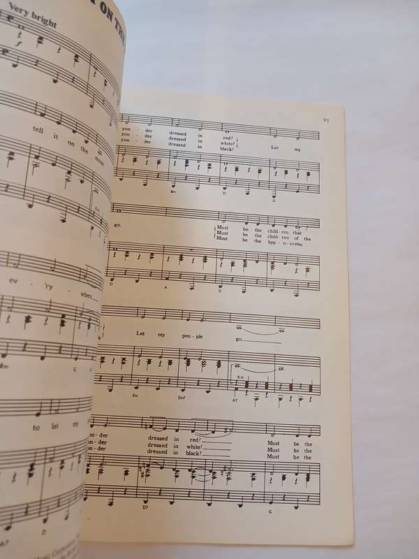 The Great Ones, Great Folk Music Song Sheets/Sheet Music