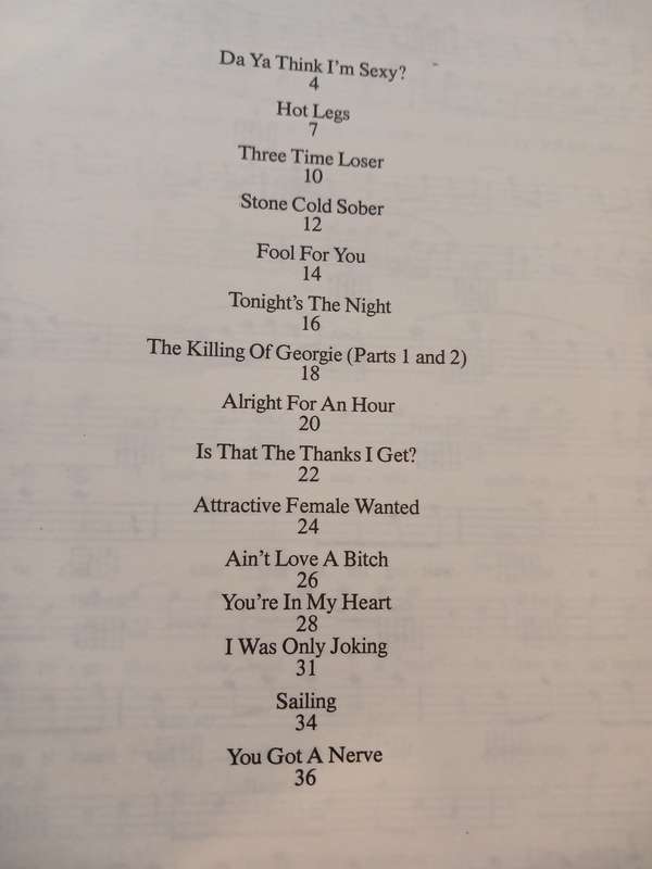 The Best of Rod Stewart for Easy Guitar Song Book/Sheet Music