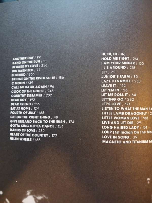 Wings Complete, The Songs of Paul McCartney and Wings Song Book/Sheet Music