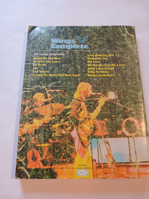 Wings Complete, The Songs of Paul McCartney and Wings Song Book/Sheet Music