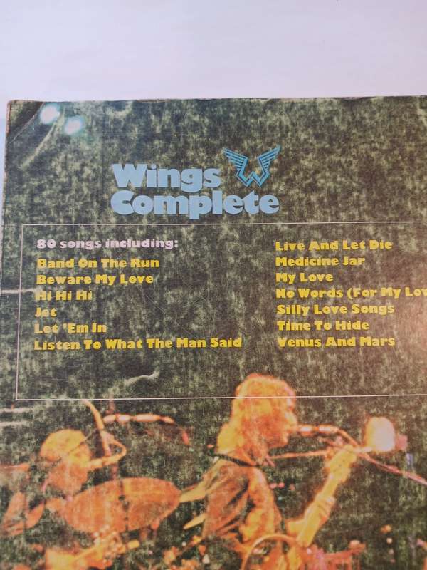 Wings Complete, The Songs of Paul McCartney and Wings Song Book/Sheet Music