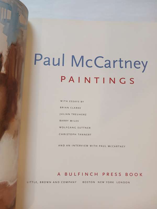 Paul McCartney, Paintings, First Edition