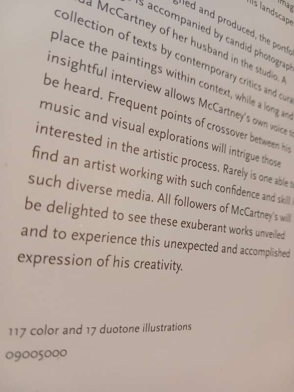 Paul McCartney, Paintings, First Edition