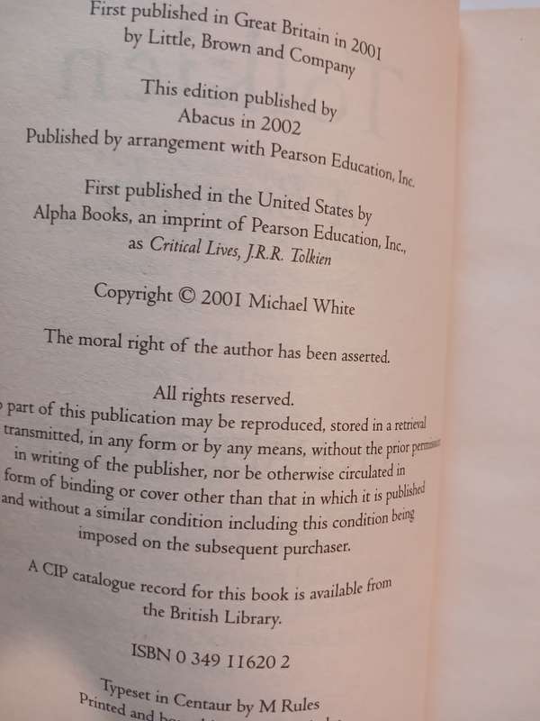 Tolkien, A Biography by Michael White