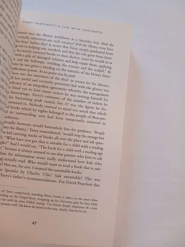 Terry Pratchett, A Life with Footnotes by Rob Wilkins