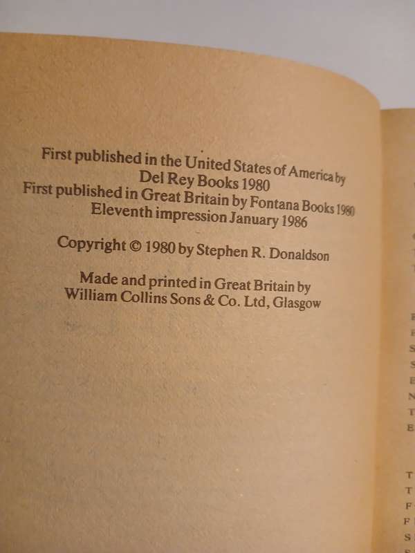 Wounded Land, Volume 1 by Stephen Donaldson, The Second Chronicles of Thomas Covenant