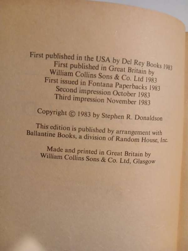 White Gold Wielder, Volume 3, The Second Chronicles of Thomas Covenant by Stephen Donaldson