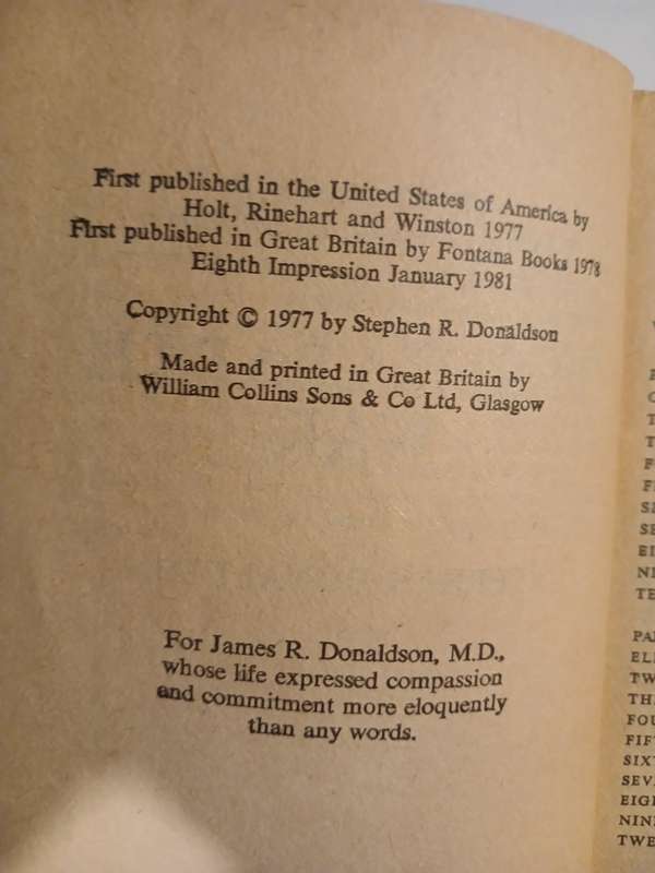 The Illearth War, Volume 2, The Chronicles of Thomas Covenant the Unbeliever by Stephen Donaldson