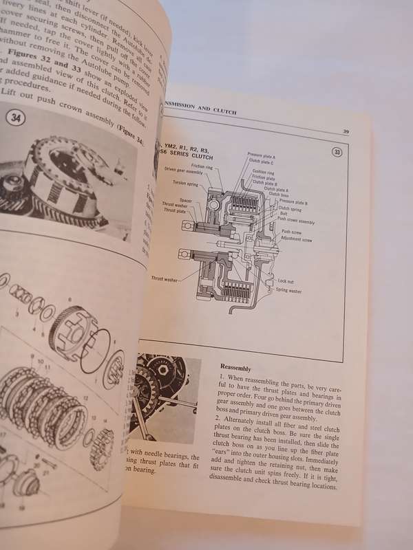Yamaha Service Repair Handbook, 250-350cc Twins, 1965-1975