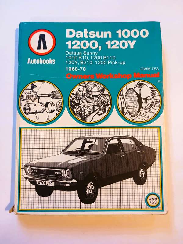 Datsun 1000, 1200, 120Y 1968-1978 Workshop Manual