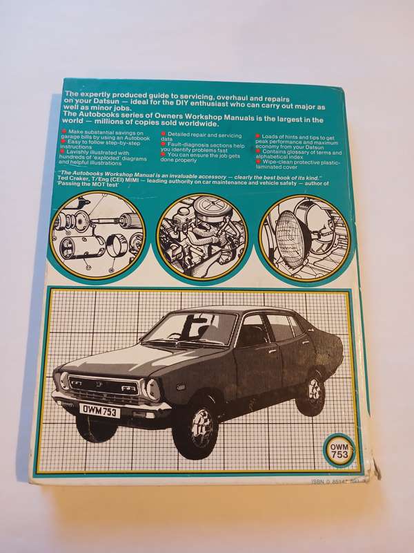 Datsun 1000, 1200, 120Y 1968-1978 Workshop Manual