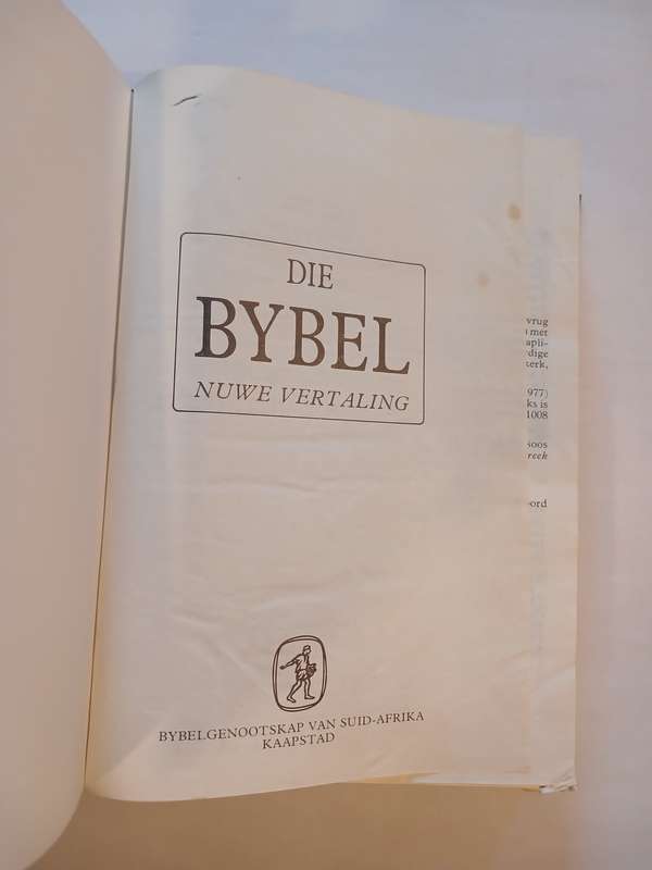 Die Bybel, Nuwe Vertaling Eerste Uitgawe 1983