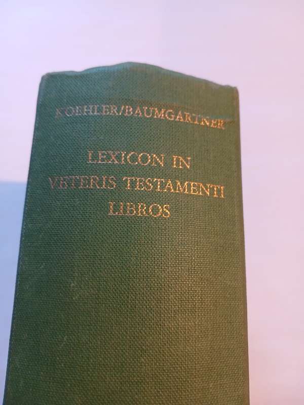 Lexicon In Veteris Testamenti Libros 1958