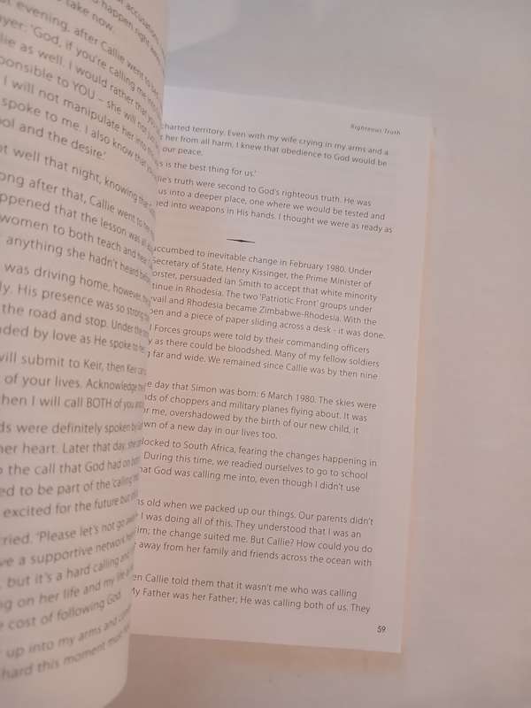 A Weapon in his Hand by Keir Tayler with Janet Rodrigues, signed