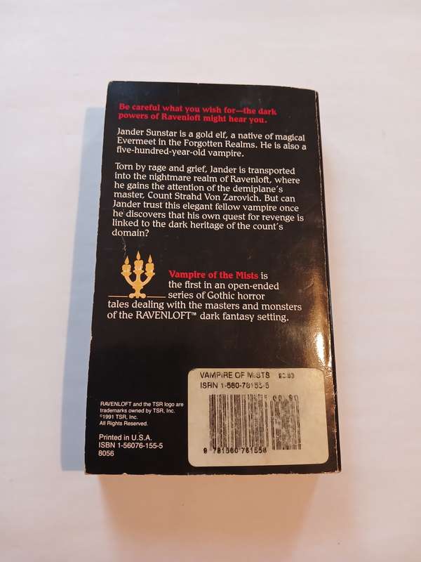 Vampire of the Mists by Christie Golden, Ravenloft Books