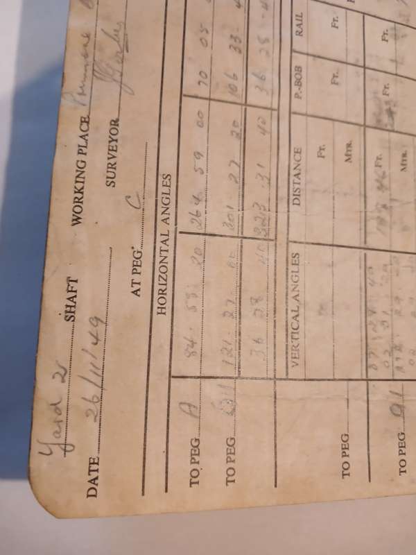 Primrose Gold Mining Co. Survey Book, 1949-1952