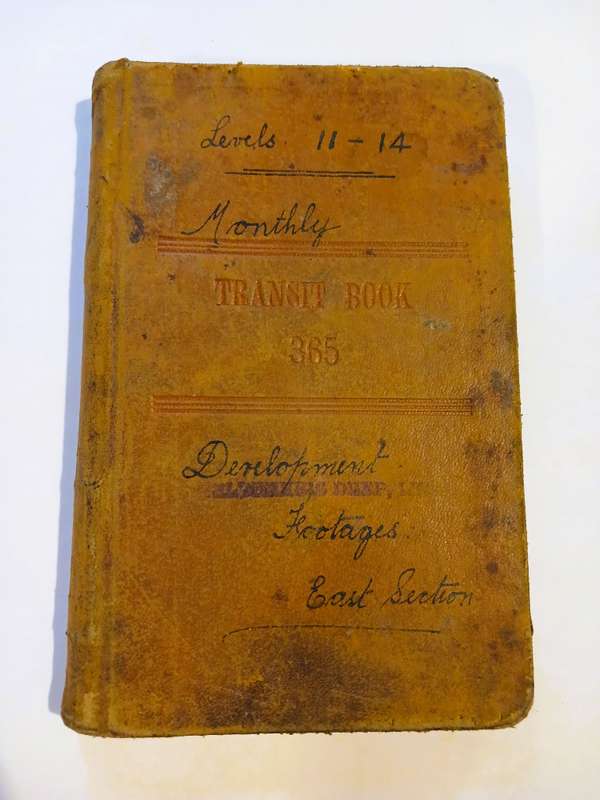 Geldenhuys Deep Ltd. Transit Book, 1913