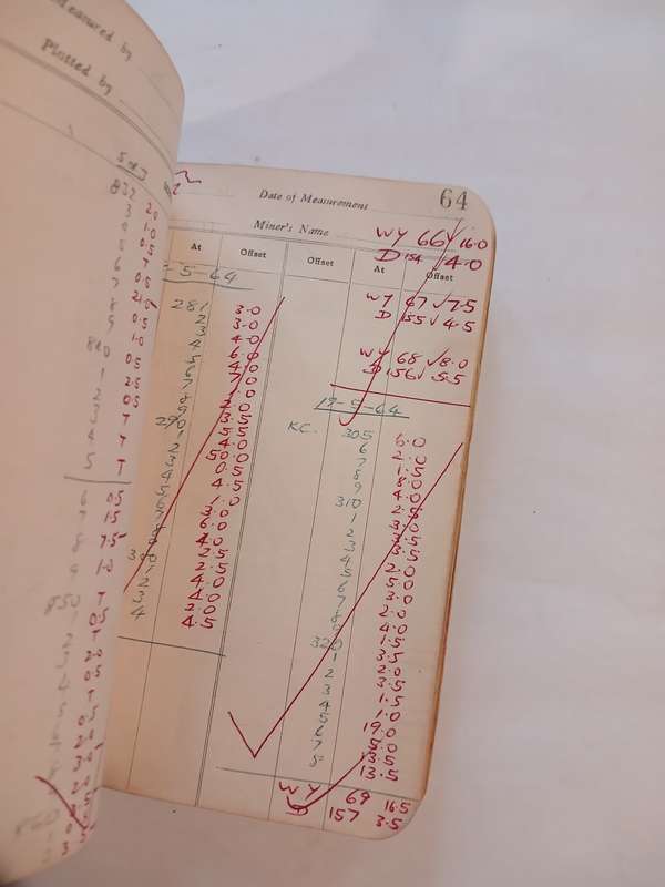 Witwatersrand Deep Stope Measurement Book 1964
