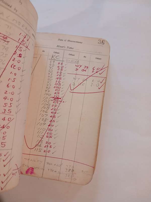 Witwatersrand Deep Stope Measurement Book 1964