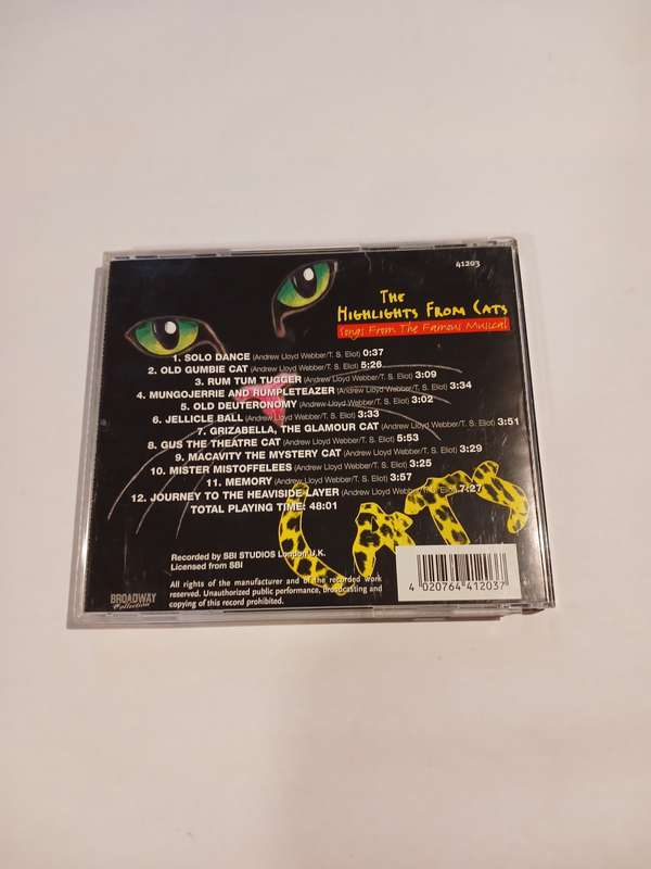 Cats, Musical, CD, UK