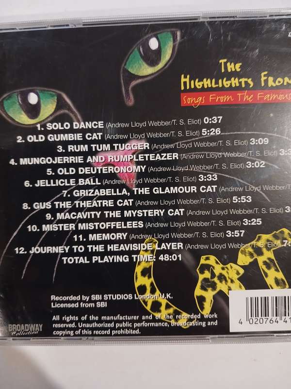 Cats, Musical, CD, UK