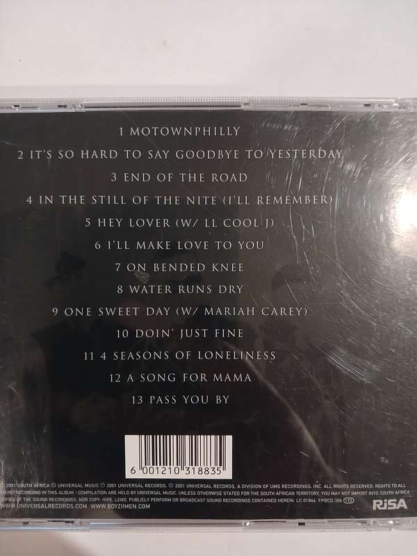 Boyz II Men, Legacy The Greatest Hits Collection CD