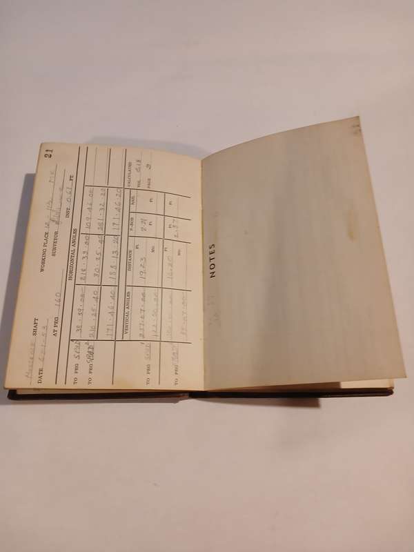 Primrose Gold Mine Field Book 1934
