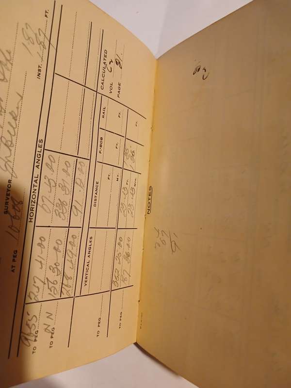 Primrose Gold Mine Field Book 1934