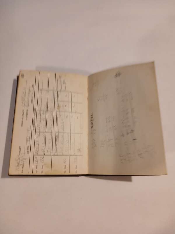 Primrose Gold Mine Field Book 1953