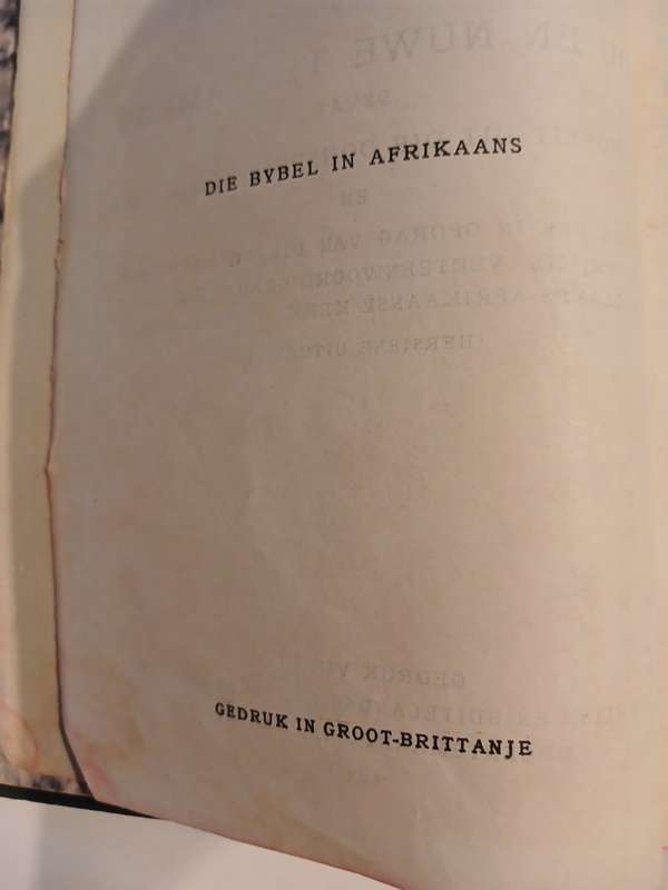 Die Bybel, Ou en Nuwe Testament 1956