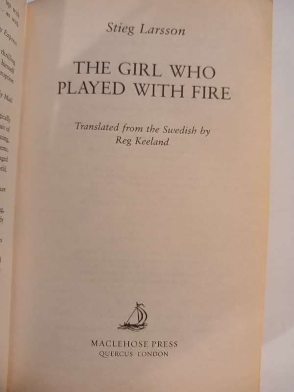 The Girl Who Played With Fire by Stieg Larsson