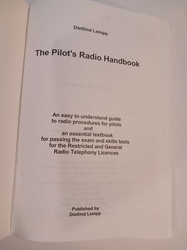 The Pilot's Radio Handbook Edition 11, Dietlind Lempp