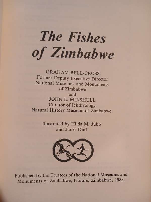 The Fishes of Zimbabwe by Graham Bell-Cross and John L. Minshull