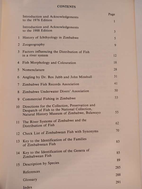 The Fishes of Zimbabwe by Graham Bell-Cross and John L. Minshull