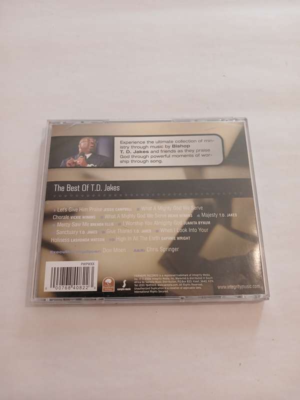 T.D. Jakes, The Best Of CD