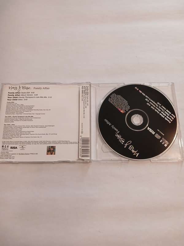 Family Affair, Mary J. Blige CD single