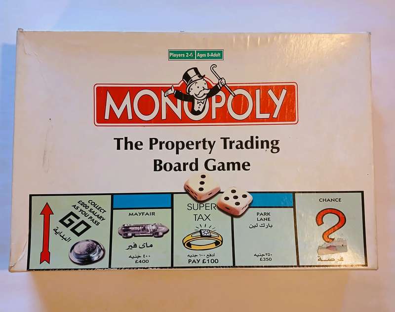 Monopoly Board Game, Arabic, Made in Egypt