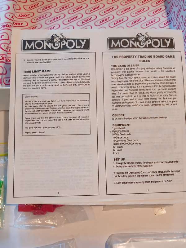 Monopoly Board Game, Arabic, Made in Egypt