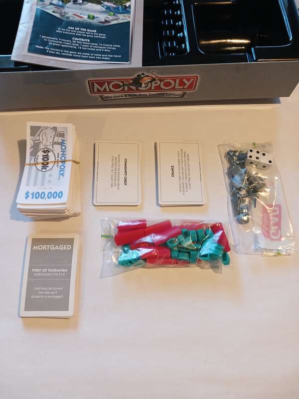 Monopoly Board Game, The Here & Now, New Zealand Edition