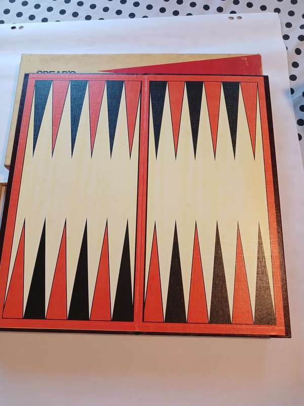 Backgammon, Spears, Board Game, Made in England