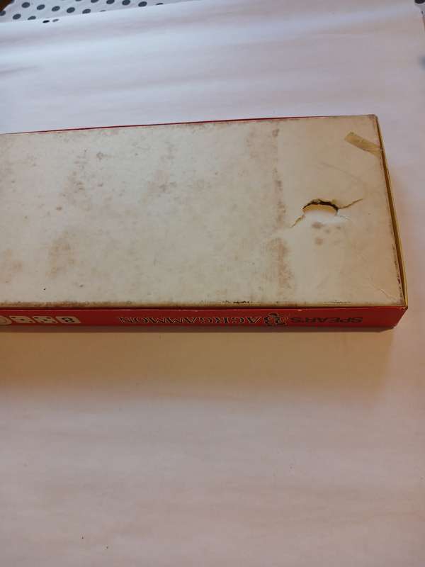 Backgammon, Spears, Board Game, Made in England